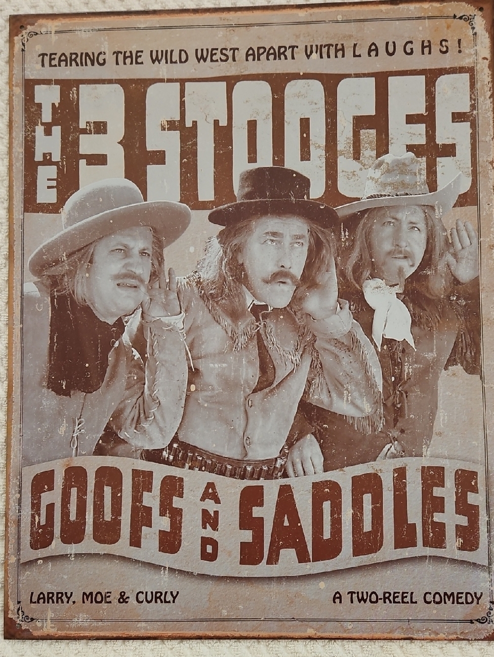 Three Stooges Wall Art - Metal